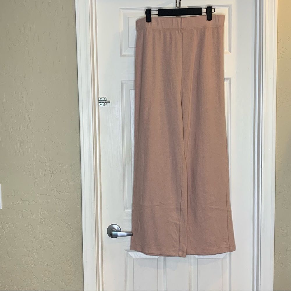 Reformation Cirrus Crop Straight Leg Knit Pants Size XL